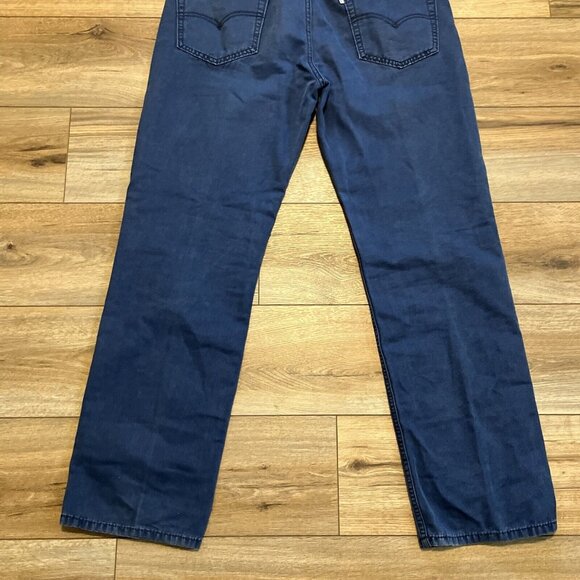 Men's Levis 514 Straight Denim Jeans SZ 36x32 Blue Cotton Modern White Tab - Picture 6 of 12